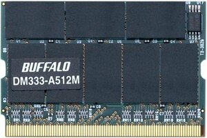 * used operation goods *BUFFALO DM333-A512M PC2700 172Pin MicroDIMM * free shipping * the first period guarantee 