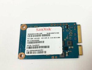 送料無料★SANDISK SDSA6DM-016G-1006 MSATA SSD 16GB 増設SSD【中古】