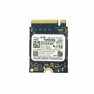 中古動作品★Toshiba 128GB PCIe NVMe M.2 2230 SSD KBG40ZNS128G★送料無料