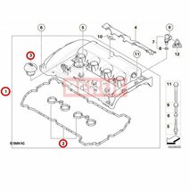 ミニ MINI　R55 クラブマン Clubman　クーパーS CooperS　エンジンヘッドカバー MAHLE製　N14 直4エンジン_画像2