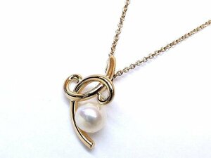 Красивые товары Mikimoto Ожерелье ■ K18 PG Pink Gold Pearl 6,7 мм женские аксессуары Mikimoto □ 5A6DS