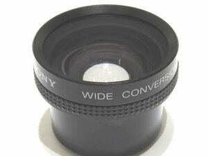  still beautiful goods SONY Sony VCL-0537 wide conversion lens ×0.5 * black WIDE CONVERSION LENS camera accessory Vyoto0/6D