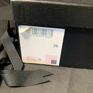 CHANEL シャネル エスパドリーユ ココマーク レザー サイズ 36 ベージュ × ブラック 箱 保存袋 付き フラットシューズ スリッポン 靴 の画像9