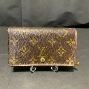 LOUIS VUITTON ルイヴィトン モノグラム ポルトモネビエトレゾール M61730 / CT1001 財布 二つ折り財布 ウォレット LVの画像1