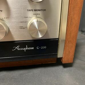 アキュフェーズ accuphase C-200 現状品 プリメインアンプ コントロールアンプ 音響機器 中古の画像3