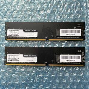 TEAMGROUP 8GB×2枚 計16GB DDR4 2666 1.2V 中古 デスクトップ メモリ【DM-806】の画像1