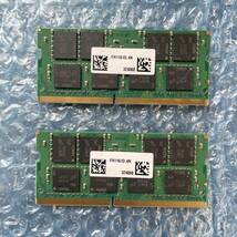 crucial 8GB×2枚 計16GB DDR4-2133 1.2V CL15 中古 ノートPC用 メモリ 【NM-311】_画像2