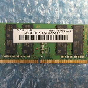 SAMSUNG 16GB×1枚 DDR4 PC4-2666V-SE1-11 中古 ノートPC用 メモリ【NM-301】の画像2