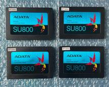 ADATA 256GB SSD 4個セット SU800 2.5インチ SATA 6Gb/s 中古動作品【D-95】_画像1