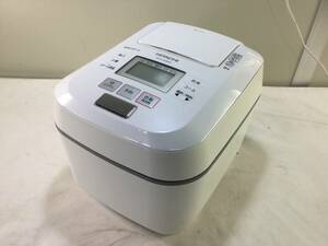 【93】HITACHI 日立 圧力&スチーム IHジャー炊飯器 ふっくら御膳 5.5合炊き RZ-V100DM 2021年製 中古