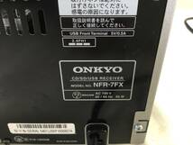 【112】ONKYO オンキョー ミニコンポ CD SD USBレシーバー Bluetooth NFR-7FX 2019年製 ペアスピーカー ジャンク品_画像7