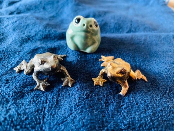 金色カエル 銀色カエル おまけ