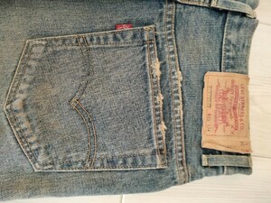 美品☆LEVIS 517-0217☆BigE☆ブーツカット デニム 32/34☆TALONジッパー（検索　501xx 505 バレンシア工場　555 赤耳　セルビッチ）