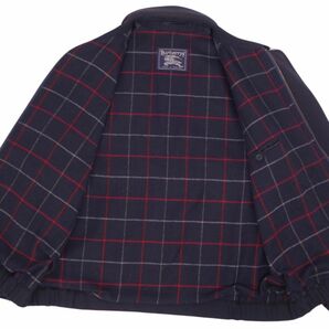 美品 Vintage バーバリー Burberrys ジャケット ブルゾン ウール 裏チェック アウター メンズ 50(M相当) ネイビー cf03de-rm11e27070の画像5