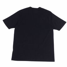 美品 バーバリー BURBERRY Tシャツ カットソー ショートスリーブ ロゴ コットン トップス メンズ XS ブラック cf03dn-rm11e27112_画像3
