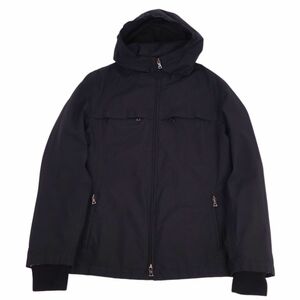 プラダ スポーツ PRADA SPORT ジャケット ブルゾン フード付き GORE-TEX ゴアテックス アウター レディース 42 ブラック cf04ml-rm11e27170