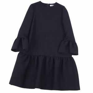  прекрасный товар Christian Dior Christian Dior One-piece 21SS длинный рукав шерсть шелк tops женский 38 cf04mm-rm11e27219