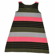 美品 プリーツプリーズ イッセイミヤケ PLEATS PLEASE ワンピース チュニック ノースリーブ 総柄 プリーツ トップス 3 cf04oe-rm10e27297_画像5