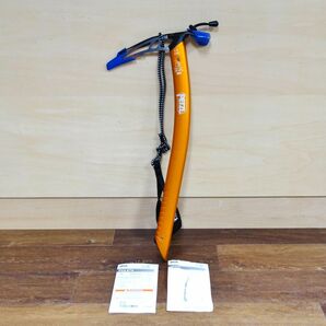 未使用 ペツル PETZL ライド 超軽量 コンパクト アイスアックス ピッケル バックカントリー スキー 登山 アウトドア cf04mm-rk26y05396の画像1