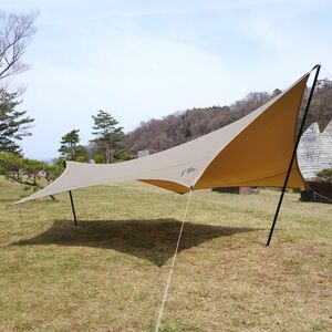 美品 サバティカル SABBATICAL LUPINE M ルピネ M ヘキサ タープ 日除け キャンプ アウトドア cf04dd-rk26y20089