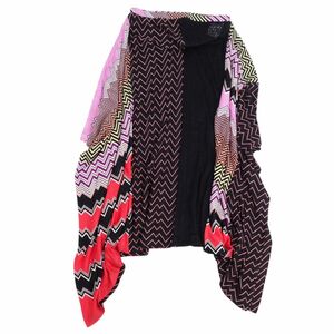 美品 ミッソーニ MISSONI ニット スカート ロングスカート フレアスカート 総柄 ボトムス レディース 42 マルチカラー cf03ed-rm11f09494