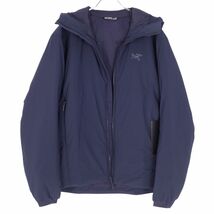 極美品 アークテリクス ARCTERYX ジャケット Atom Heavyweight Hoody アトム ヘビーウェイト フーディ メンズ S 紺 cf04mr-rm11f09512_画像2