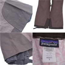 パタゴニア PATAGONIA パンツ スノーパンツ スノーウェア 30780F8 無地 ボトムス レディース S グレー cf03db-rm11f09440_画像4