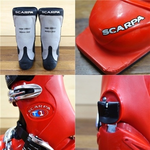 スカルパ SCARPA テレマーク スキー ブーツ T1 MONDO 26.5cm メンズ 3バックル 3ピン シューズ アウトドア cf04mm-rk26y05398の画像10