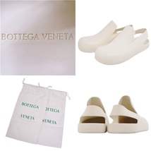 未使用 ボッテガヴェネタ BOTTEGA VENETA サンダル Puddle パドル ラバー スリングバック シューズ メンズ 40 cf04oo-rm10f09692_画像9