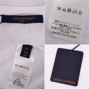 未使用 ルイヴィトン LOUIS VUITTON Tシャツ カットソー 2023年 半袖 ショートスリーブ LV刺繍 トップス メンズ M cf04do-rm05f09858の画像6