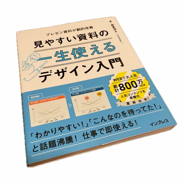 見やすい資料の一生使えるデザイン入門　プレゼン資料が劇的改善 森重湧太／著