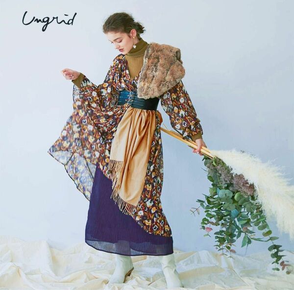 Ungrid（アングリッド）花柄ワンピース