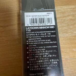 ノリーズ レイダウンミノー ミッド 110HF LAYDOWN MINNOW MID 110 ハイフロート NORIESの画像4