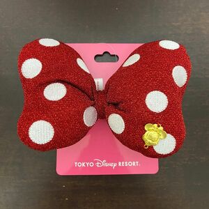 東京ディズニーリゾート限定　ミニー　ヘアゴム　大サイズ　新品