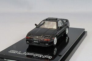 ホビージャパン 1/64 トヨタ スープラ (A70) 2.5GT ツインターボ リミテッド アウタースライディングサンルーフパーツ付 ブラックパール