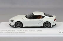 CAR-NEL (カーネル) 1/64 トヨタ スープラ RZ Matte White Edition 2022 Matte Avalanche White Metallic ※限定999台_画像3