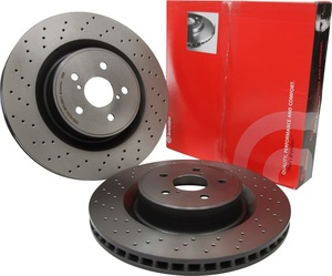 brembo extra тормоз диск левый и правый в комплекте ALFAROMEO 155 167A2A 92~95 задний 08.5085.1X