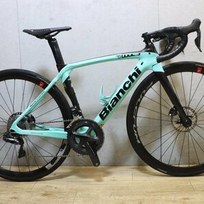 Di2カスタム!!■BIANCHI ビアンキ OLTRE XR3 DISC フルカーボン SHIMANO ULTEGRA R8070 Di2 2X11S サイズ47 2020年モデル 超美品の画像1