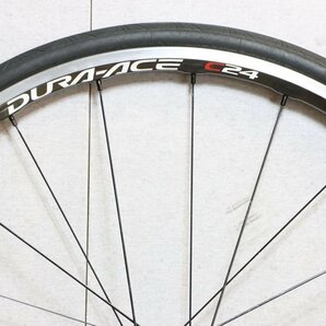 値下げ! ○SHIMANO シマノ WH-7900-C24-CL DURA-ACE シマノフリー 10s対応 クリンチャー カーボンハイブリッドリム ホイールセットの画像5