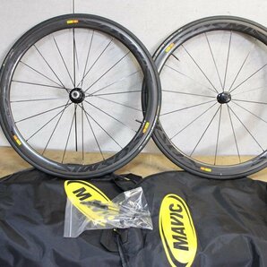 ○MAVIC マビック COSMIC CARBONE 40T シマノフリー 11s対応 チューブラー カーボンホイールセットの画像1