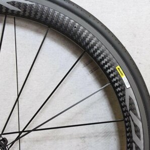 ○MAVIC マビック COSMIC PRO CARBON Exalith シマノフリー 11s対応 クリンチャー カーボンホイールセット 美品の画像9