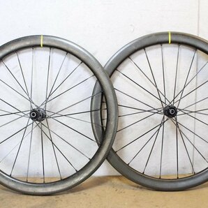 ○MAVIC マビック COSMIC SLR45 DISC シマノフリー 11s対応 チューブレス カーボンホイールセット ジャンク品の画像2