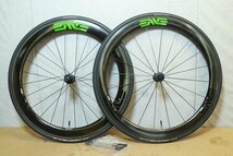 最上位カーボンハブ! ○ENVE エンヴィ SES 4.5 enve カーボンハブ シマノフリー 11s対応 チューブラー カーボンホイールセット 美品_画像1