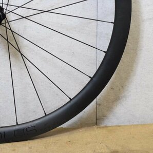 ○BONTRAGER ボントレガー Aeolus PRO 37 DISC シマノ11s対応 クリンチャー チューブレス カーボンホイール リアホイール ジャンク品の画像8