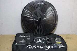 ○Lightweight ライトウェイト AUTOBAHN オートバーン シマノフリー 11s対応 チューブラー カーボンディスクホイール 未使用品