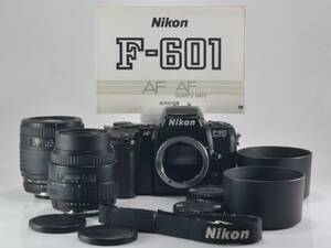 [美品] Nikon (ニコン) F-601 QUARTZ DATE / SIGMA UC ZOOM 70-210mm F4-5.6 / 70-210mm F4-5.6D (52917)