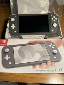 Nintendo Switch Liteグレー　ほぼ新品