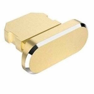 【新品・未使用】iPhone iPad ライトニングキャップ 充電口 保護キャップ ゴールド