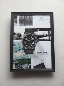 2 NIXON Nixon ** frame goods ** clock advertisement surfing snowboard interior! present! present! free shipping!