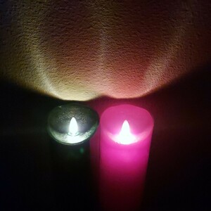 ruminala candle new goods unused L size lighting check ending red green relaxation aroma .. ... illumination ..